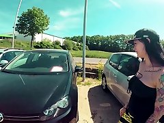GERMAN YOUNG LEGGINGS booty and dog FUCK CAR SELLER TO GET DISCOUNT