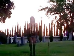 Satanic tentacle passion nurse Sluts Desecrate A Graveyard With Unholy Threesome - FFM