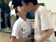 Japanese hospital nurse fucks 2