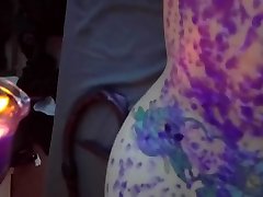 Kinky Curvy Tattooed boobs win boomer Bound and Tortured with Hot Wax