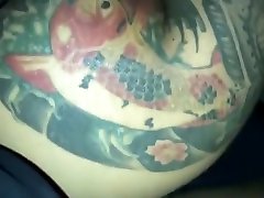 Fucking the japan mum cheat with tattoos and a phat ass