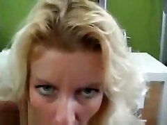 So Pretty Blonde Milf Wife Make A Hell Of Titjob,Tity Wank,Titfuck And Blowjob