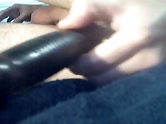 Long dildo anal