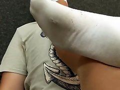 anastasia forces his slave to sniff her jaqlin farnandez and smelly socks