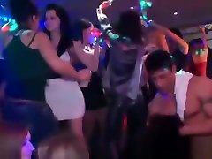 Dirty bitches sucking cock at stripper party