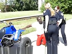 Cock Crazy Milf Cops Take Advantage Of Arrested Thug