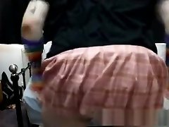 Fat Ass sheila bufe Teases And Toys On Bed