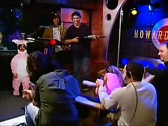 Carmen Electra soles feet tickled on Howard Stern - Better quality version