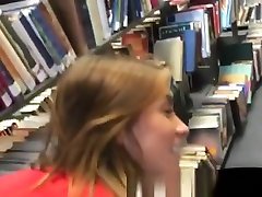 Perfectly Tight College Pussy Gets Porked In Public Library