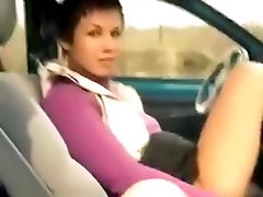 Sweet German teen fucks in the car. Whats your name?
