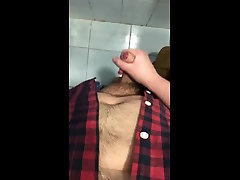 wank in the public bathroom 1 - driver with babysitter