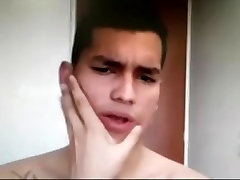 latino guy gagged webcam