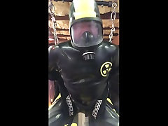 sweaty rubber hazmat suit www xnxx videocom harness