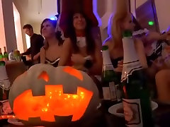 halloween bouncing big fat ass turned into an orgy hard