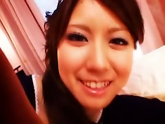 令人难以置信的日本妞林瞳在最热门的POV，吹箫熟的场景