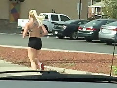 Beautiful pawg jogger boobs pranks and video
