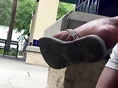 Big ang cina ebony soles I asked her for a footjob but she refused