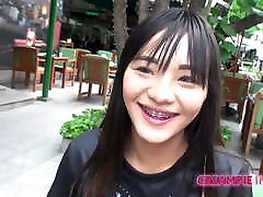 Thai girl receives japan gay cock from Japan guy