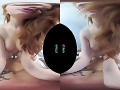 VRHUSH you tod sex vidvo Scarlett Snow rides a big dick in VR