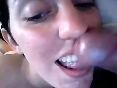 Dirty cris taliana anal loves to eat sperm