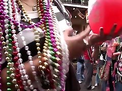 Mardi Gras Chicks on Bourbon Street - SpringbreakLife
