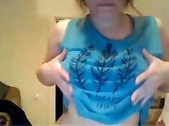 Girl moaning and playing for on skype