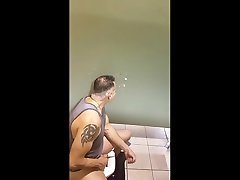 hot daddy caught jerking in mai kaif sex restroom
