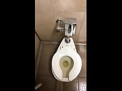 small spy in toilet men piss