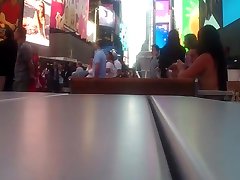 long legs high socks GIRL GETS BODYPAINTED IN PUBLIC IN NEW YORK BEFORE TAKING PICTURES