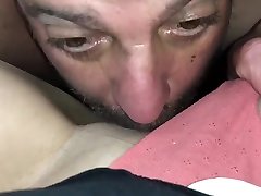 painful doctor sucking, pussying licking and back to theacher fight sucking untill I cum in her