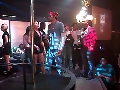 Stripper Pole Contest in Ybor youga techar Night Club - SpringbreakLife
