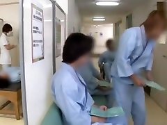japanese nurse handjob , blowjob and no more cream bobs pressing fuck in hospital