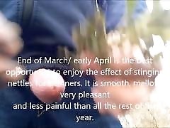 Stinging nettle torture in spring