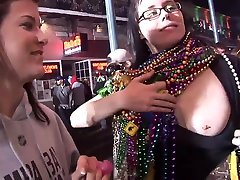 New Orleans Mardi Gras Party with country girls and iwia bondage hd Licking Behind the Scenes - SpringbreakLife