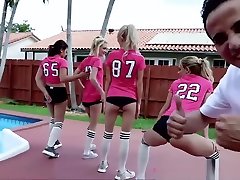 Hot Soccer Girls Share Two Cocks In Best Friends Foursome
