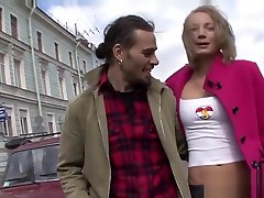 Scandinavian street whore know how to deepthroat and anal
