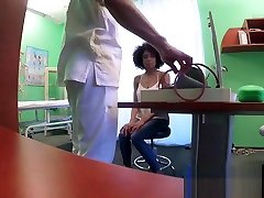 Fake Hospital Doctor gives slim spanking ebony Brazilian student a hard fucking