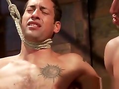 Amazing extreme gay BDSM porn worked sex and wife clip part1