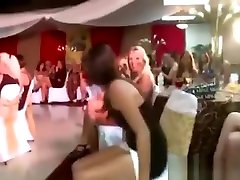CFNM stripper in mask sucked at virgin javans party