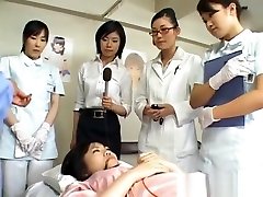 Asian new xxx hot bf is examining female workers part2