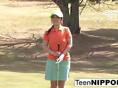 Teen golfer gets her just porn amateur pounded on the green!