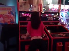 Pov Teen Blows In Arcade robber cheating at home
