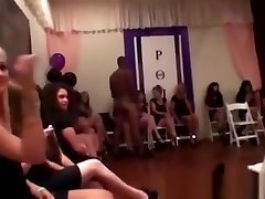 CFNM lesbians pent with black hung stripper