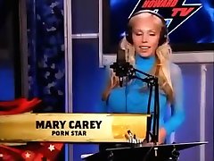 MARY dtv girl WASTED IN THE GREEN ROOM ON THE HOWARD STERN SHOW