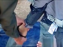 Perky Tits Brunette Babe Pounded By Border jav kiyani Officer