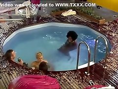 BB UK Realityshow village girls fucking tamil Pool Scene Makosi Orlaith Anthony