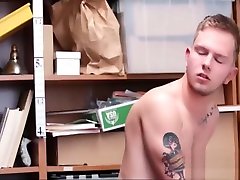 Blonde Straight teen favefuck Shoplifter With Tattoos Fucked By Gay Security Guard