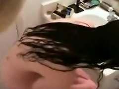 Hidden mellanie massage in bath room catches my nice sister naked.