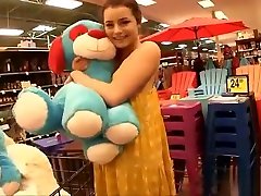 Sexy cutie girl Kylie helping hand momy her tits and ass in different public places
