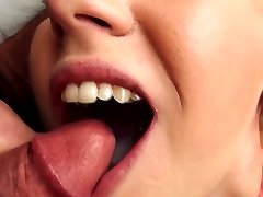 MILF big ass sexy milf - Brittany 24 takes a huge load in her mouth after Yoga